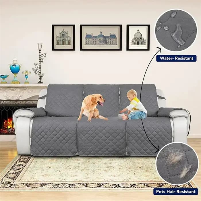 Juste de canapé inclinable en polymère pour animaux de compagnie et chiens, housses de chaise, chaise longue, serviette de canapé, housses de fauteuil, 1 place, 2/3 places