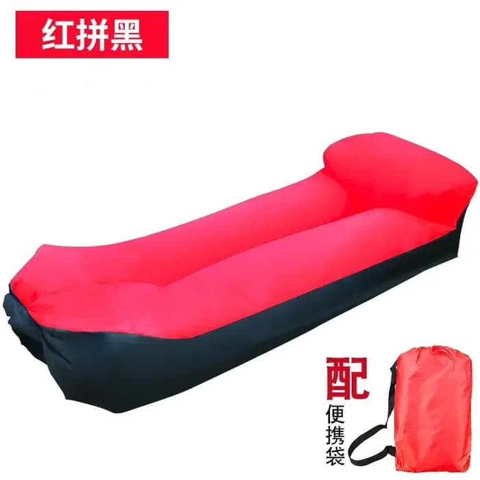 Canapé gonflable portable d'extérieur, chaise longue gonflable d'extérieur, chaise gonflable, sac de couchage gonflable, lit d'air de camping, pouf banane