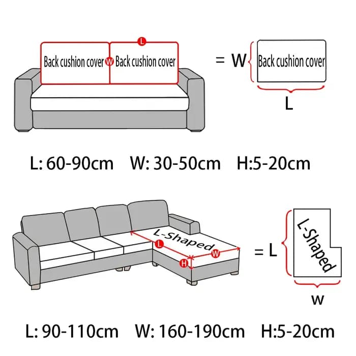 Juste de coussin de siège de canapé en velours pour salon