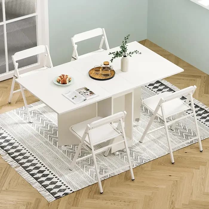 Tables à manger esthétiques françaises avec roulettes