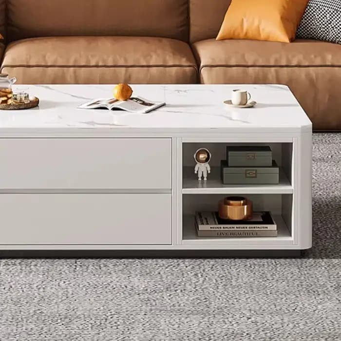 Table basse au design moderne en bois