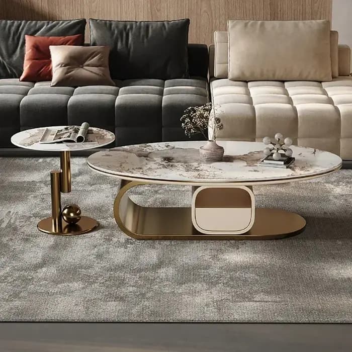 Table basse design tendance avec rangement