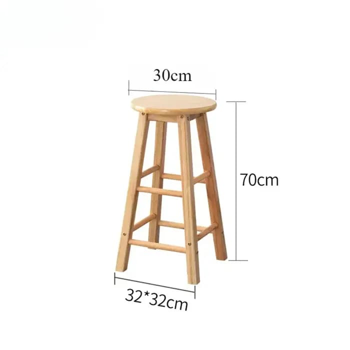 Tabouret de Bar en bois massif