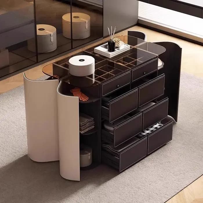 Étagère artisanat salon armoires anti-poussière plancher vitrine adultes armoire luxe organisateur Muebles Para El Hogar meubles de maison