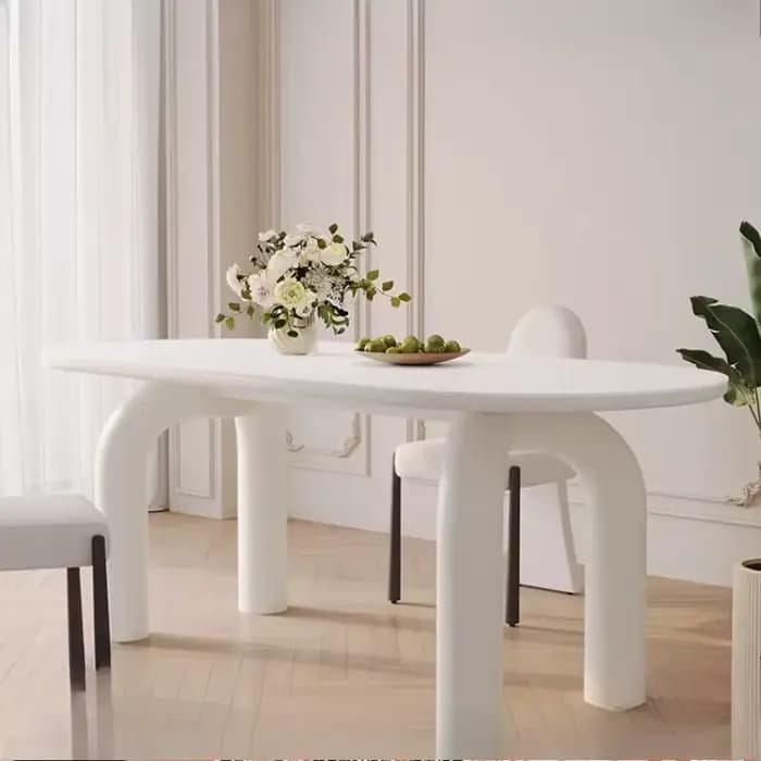 Table de salle à manger nordique de luxe pour salon