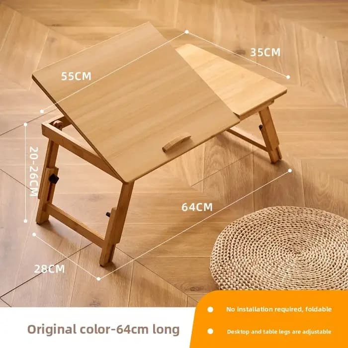 Table pliante de sol, table basse tatami
