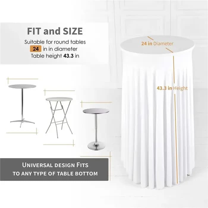 Couverture de table blanche pour conférence d'hôtel
