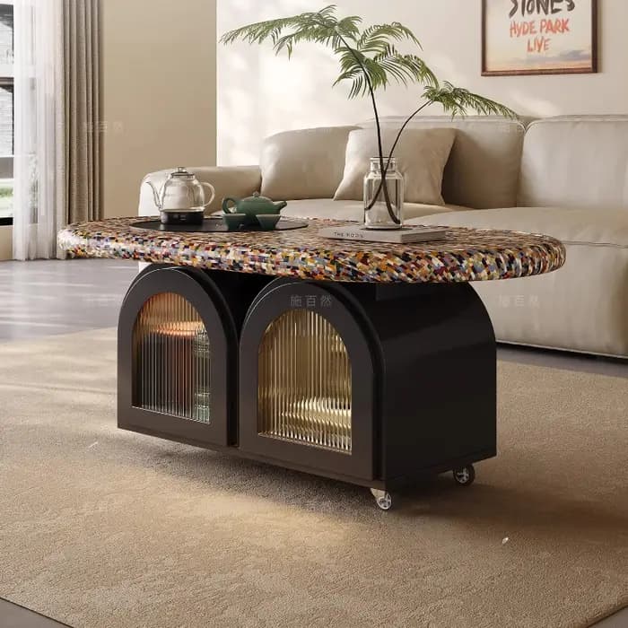 Tables basses modernes en bois massif