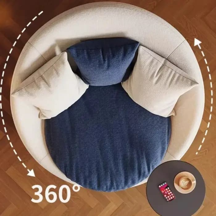Fauteuils de salon de luxe pivotants et relaxants pour adultes