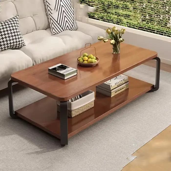 Table d'appoint moderne en bois, de luxe, avec rangement, mobile, pour salon, table basse, meuble d'
