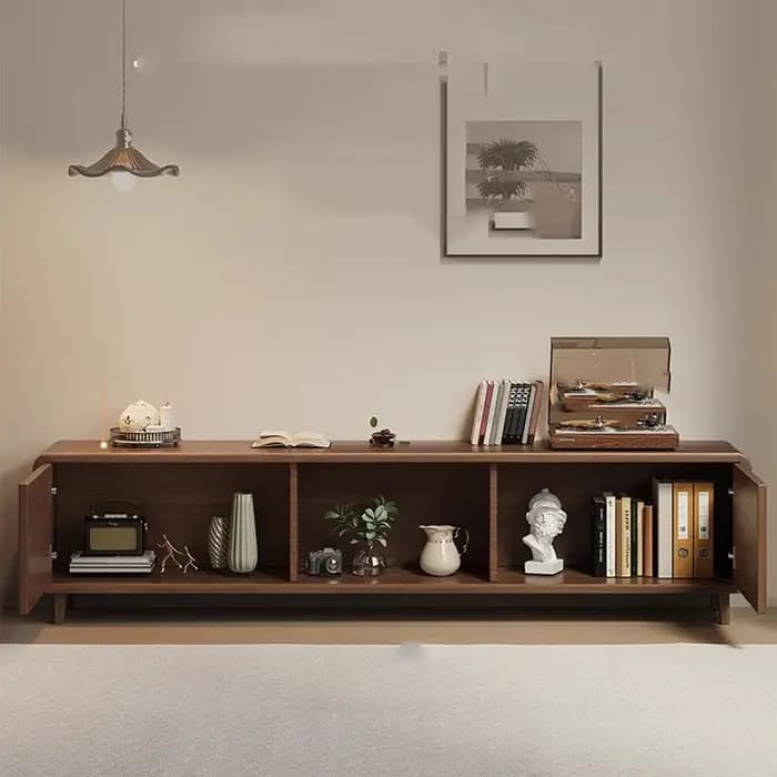 Ensemble De meuble Tv rétro en bois