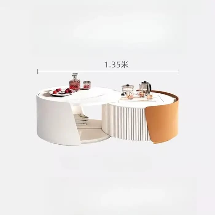Table basse extensible pour salon