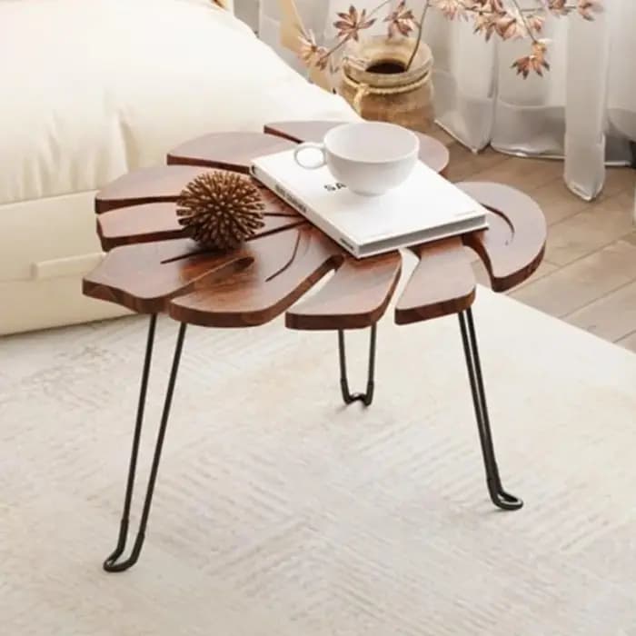 Tables basses de salon en bois massif