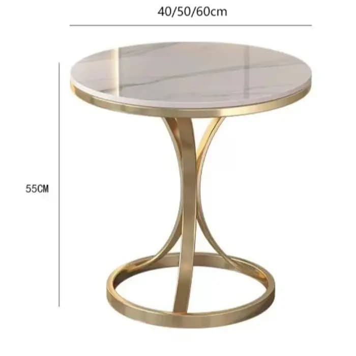 Petites tables basses rondes de style italien