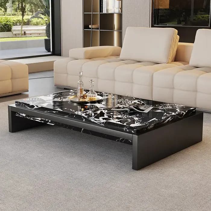 Table basse rectangulaire pour salon