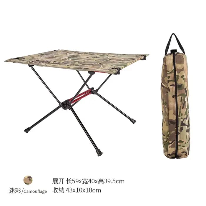 Table pliante portative en tissu, facile à transporter, Table de Camping pour barbecue, 60x40cm