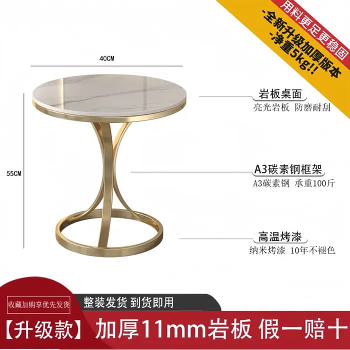 Petites tables basses rondes de style italien