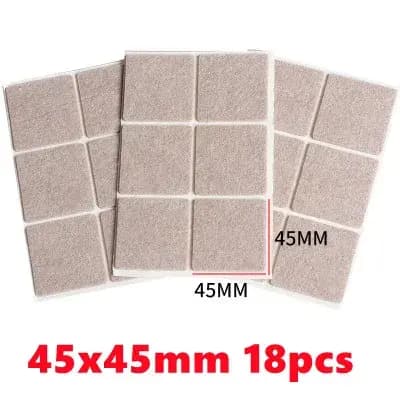 Coussinets de pieds de chaise en feutre, 3mm d'épaisseur, tapis de protection contre les rayures pour meubles de Table, muet, antidérapant, auto-adhésif, accessoires de meubles de bricolage