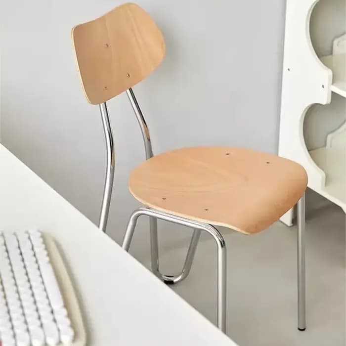 MOMO-Chaise de Salle à Manger à Dossier Antique de Restaurant Coréen Moderne et Simple, Design de Cé