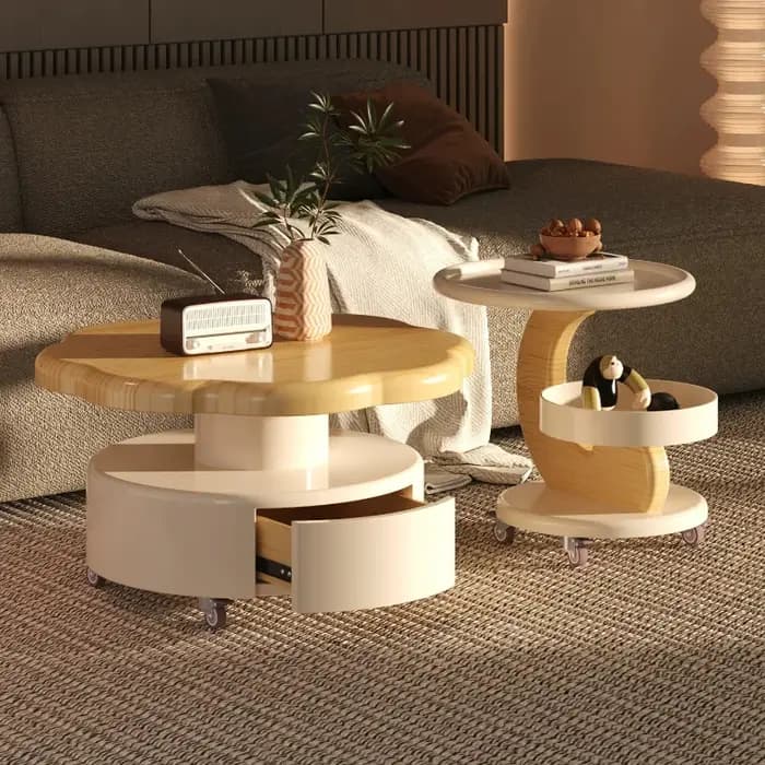 Table basse moderne pour canapé