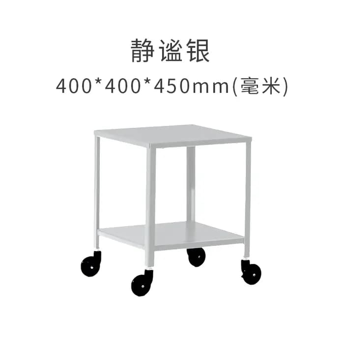 Table d'appoint Mobile colorée Double couche