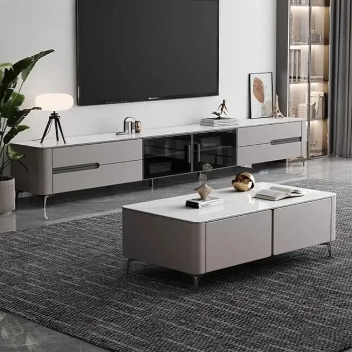 Tiroir Table basse design rangement en bois