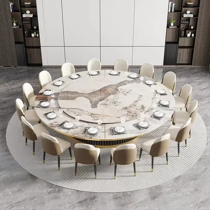 Table à manger d'hôtel 20 places