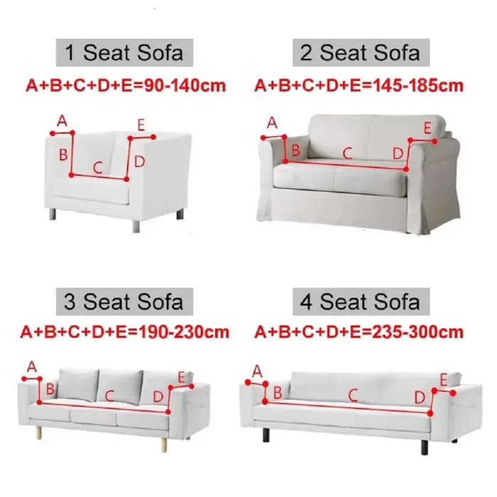 Housse de canapé extensible Seersucker