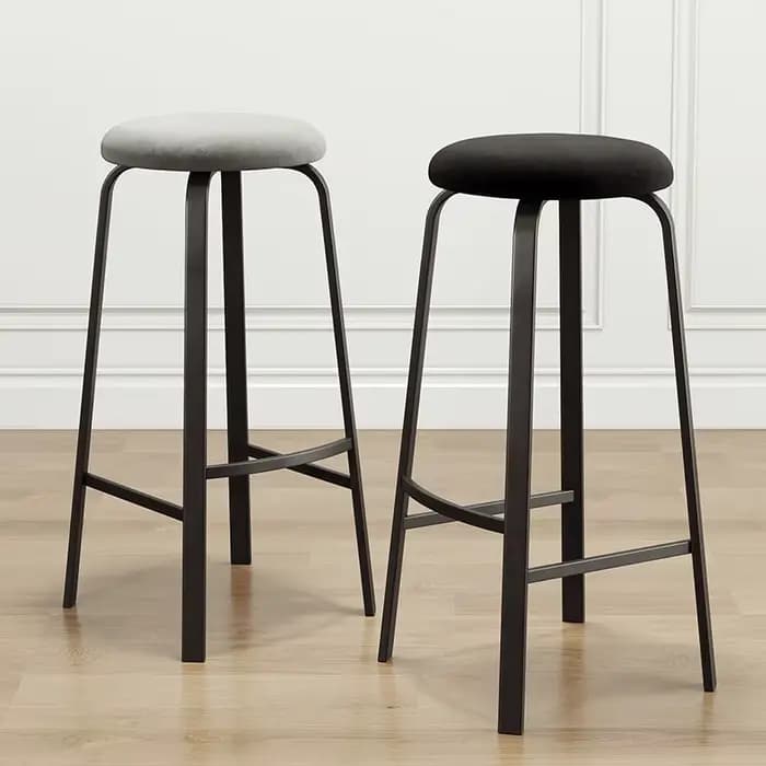 Chaise de Bar moderne simple tabouret rond