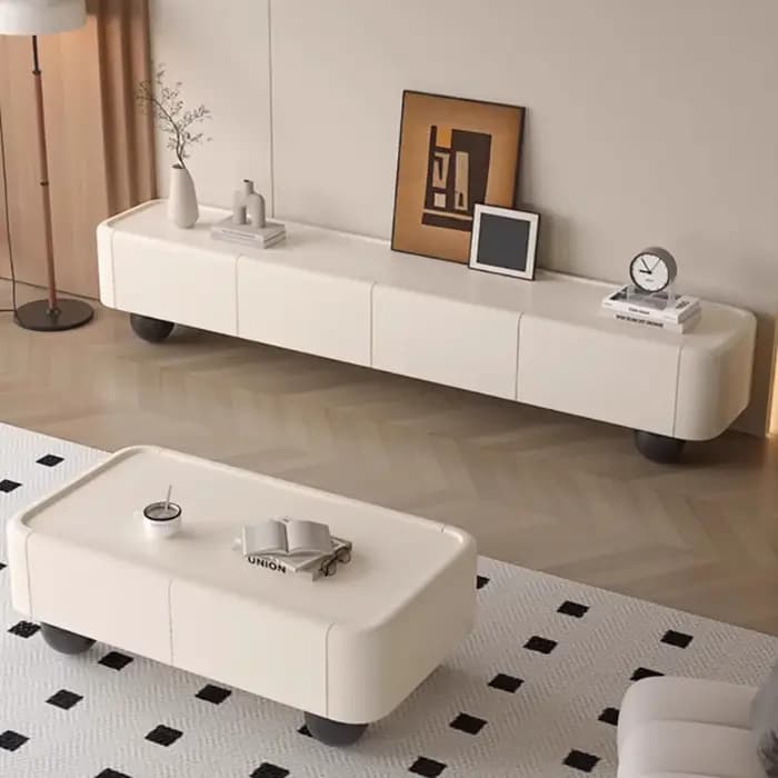 Meuble Tv italien mignon avec tiroirs rangement chambre