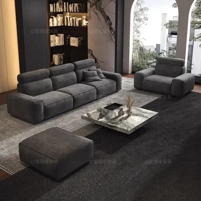 Sol Double canapés confortable adultes nordique minimaliste coussin canapé jeu concepteur Muebles Para El Hogar meubles de maison