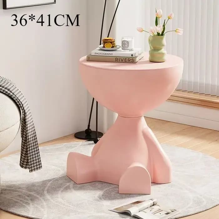Table basse créative et simple en plastique, style INS, pour salon ou chambre, idéale pour petits es