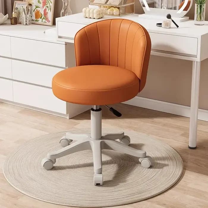 360 ° Chaise rotative, tabouret de maquillage réglable en hauteur, coiffeuse de chambre à coucher,