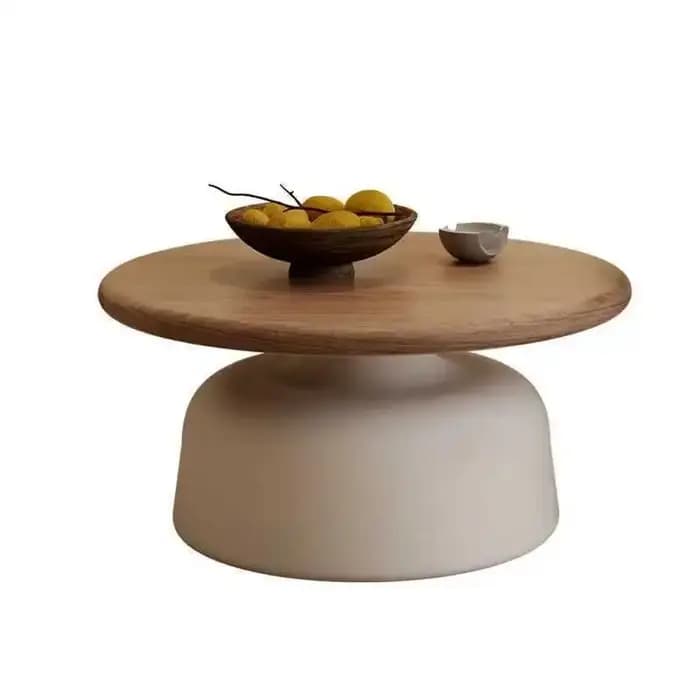 Table basse ronde en bois