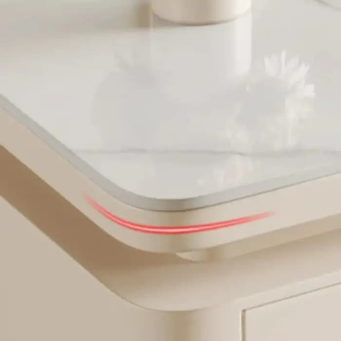 Table basse de salon moderne de luxe avec rangement intégré