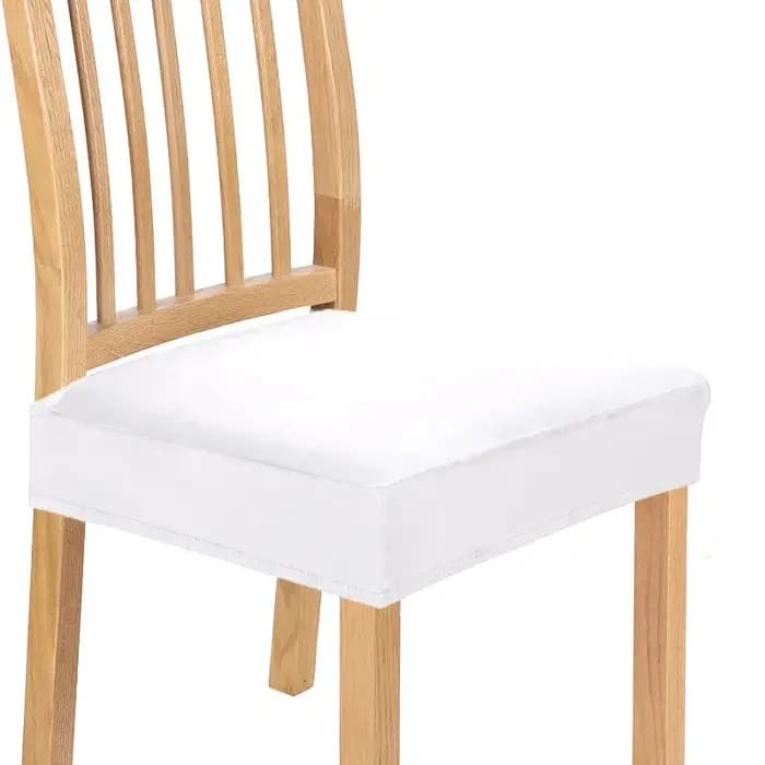 Housse de chaise en velours bleu marine