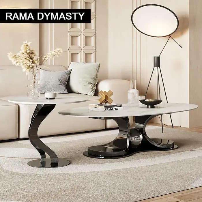Table basse légère en ardoise de luxe