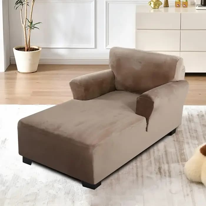 Housse de Chaise longue en velours
