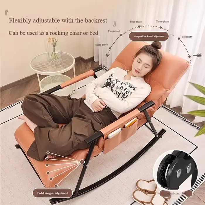 Chaise à bascule moderne de luxe pour adultes