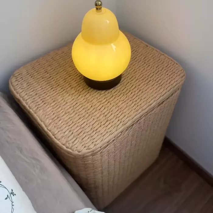 Petite armoire de chevet Simple en rotin
