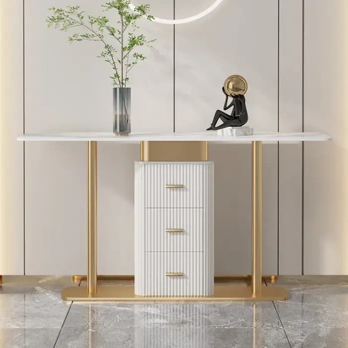 Tables de console d'entrée de luxe Design moderne salon