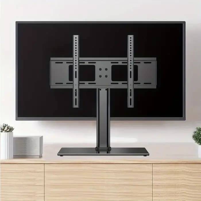 Meuble TV pivotant universel réglable en hauteur pour 32 ''-55'' LCD/LED support TV en fer pour téléviseurs VESA:600x400mm max 40KG
