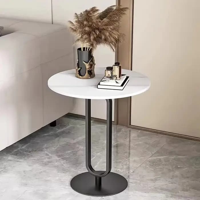 Nouvelle Table ronde en pierre frittée