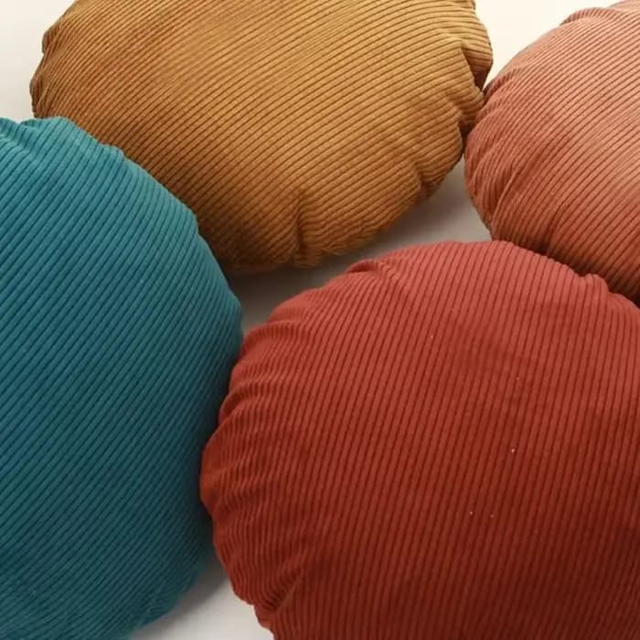 Housse de coussin ronde 45x45 50x50 60x60cm