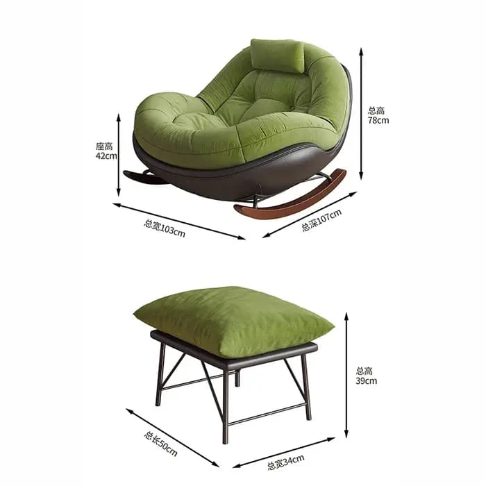 Fauteuils avec coussin de nuque