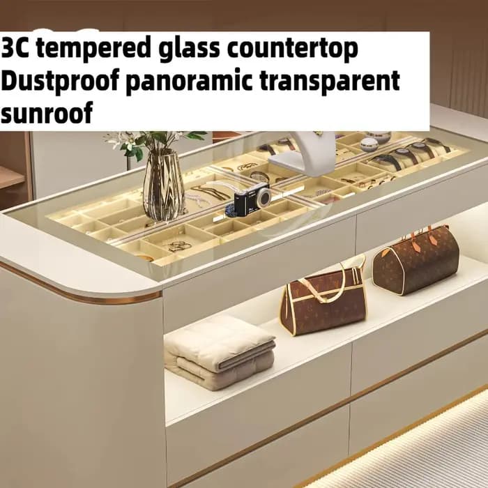 Meubles de salon : Table basse vitrine