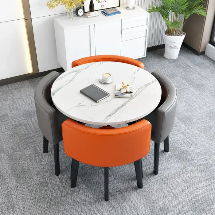 Table de rangement personnalisable pour petit appartement domestique