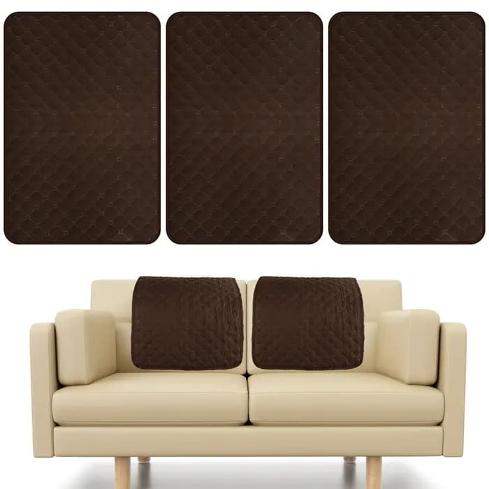 Housse d'appui-tête de canapé inclinable en Polyester doux, 3/5 pièces, protecteur d'appui-tête incl