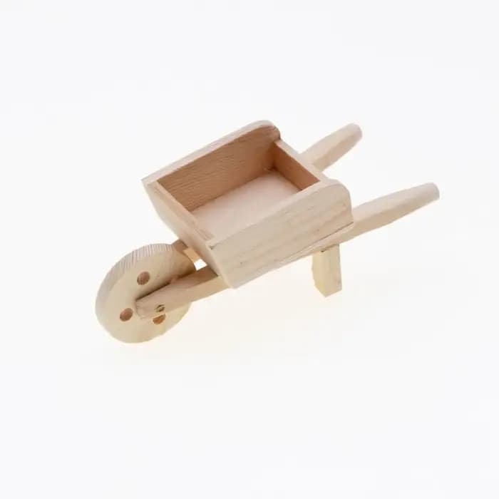 Mini chariot en bois couleur