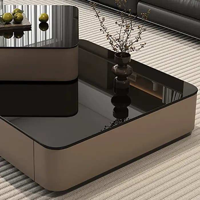 Table basse esthétique minimaliste